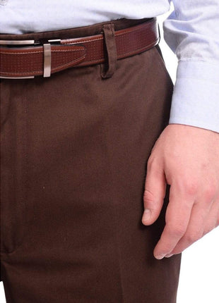 St Johns Bay Mens 100% Cotton Flat Front Chino Pants - The Suit Depot
