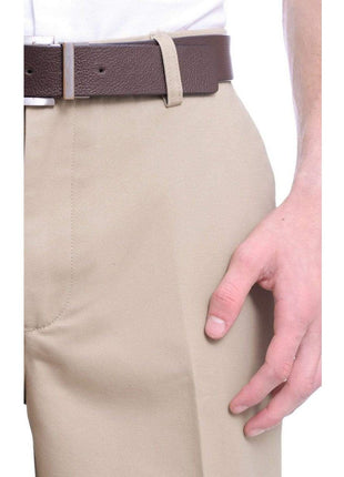 St Johns Bay Mens 100% Cotton Flat Front Chino Pants - The Suit Depot