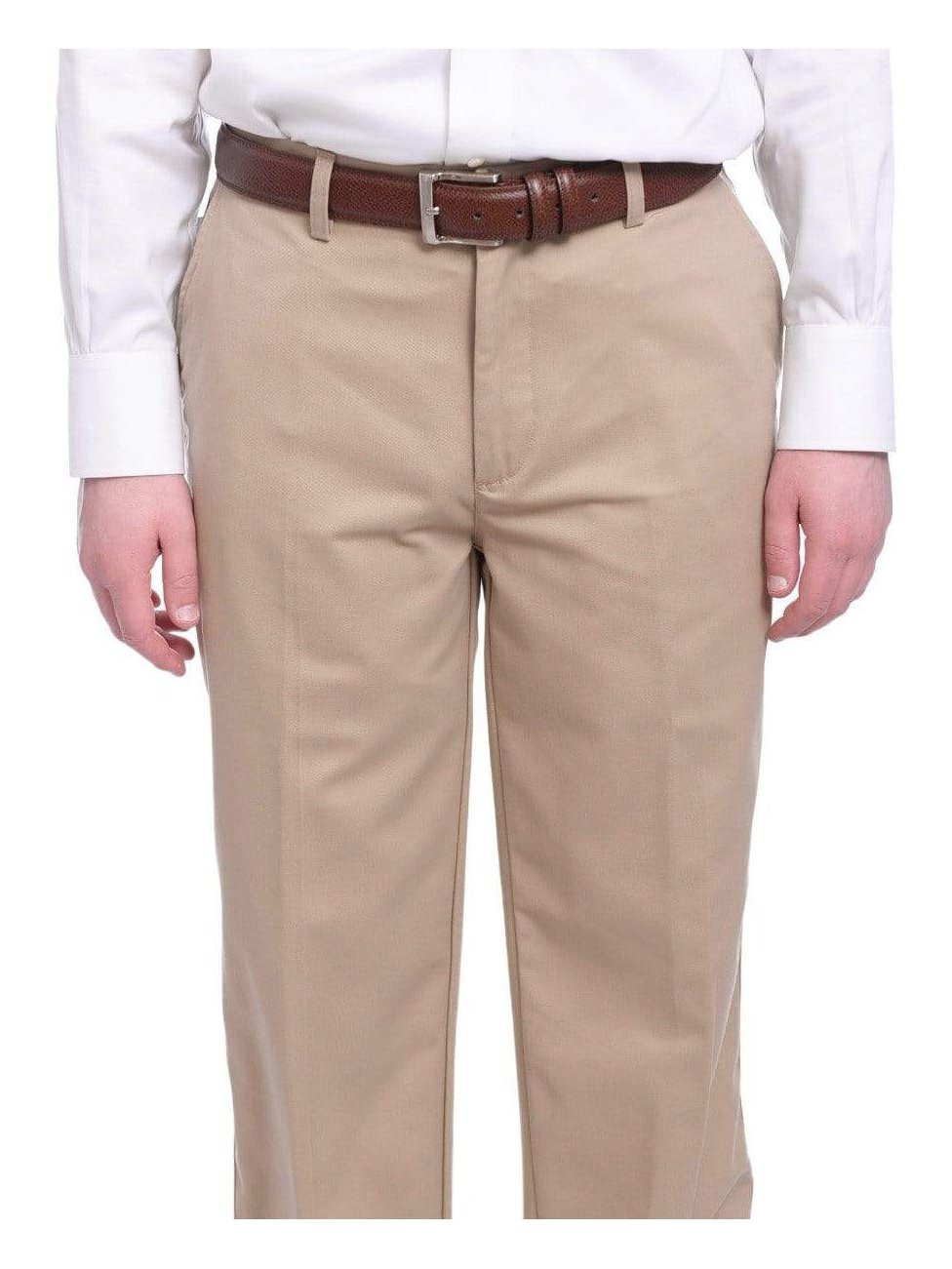 St. John Bay Pants MVL St Johns Bay Mens 100% Cotton Flat Front Chino Pants