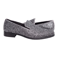 Thumbnail for Stacy Adams Sale Shoes 7 / 7 D-M Stacy Adams Swank Silver & Gray Sparkle Slip-on Dress Shoes