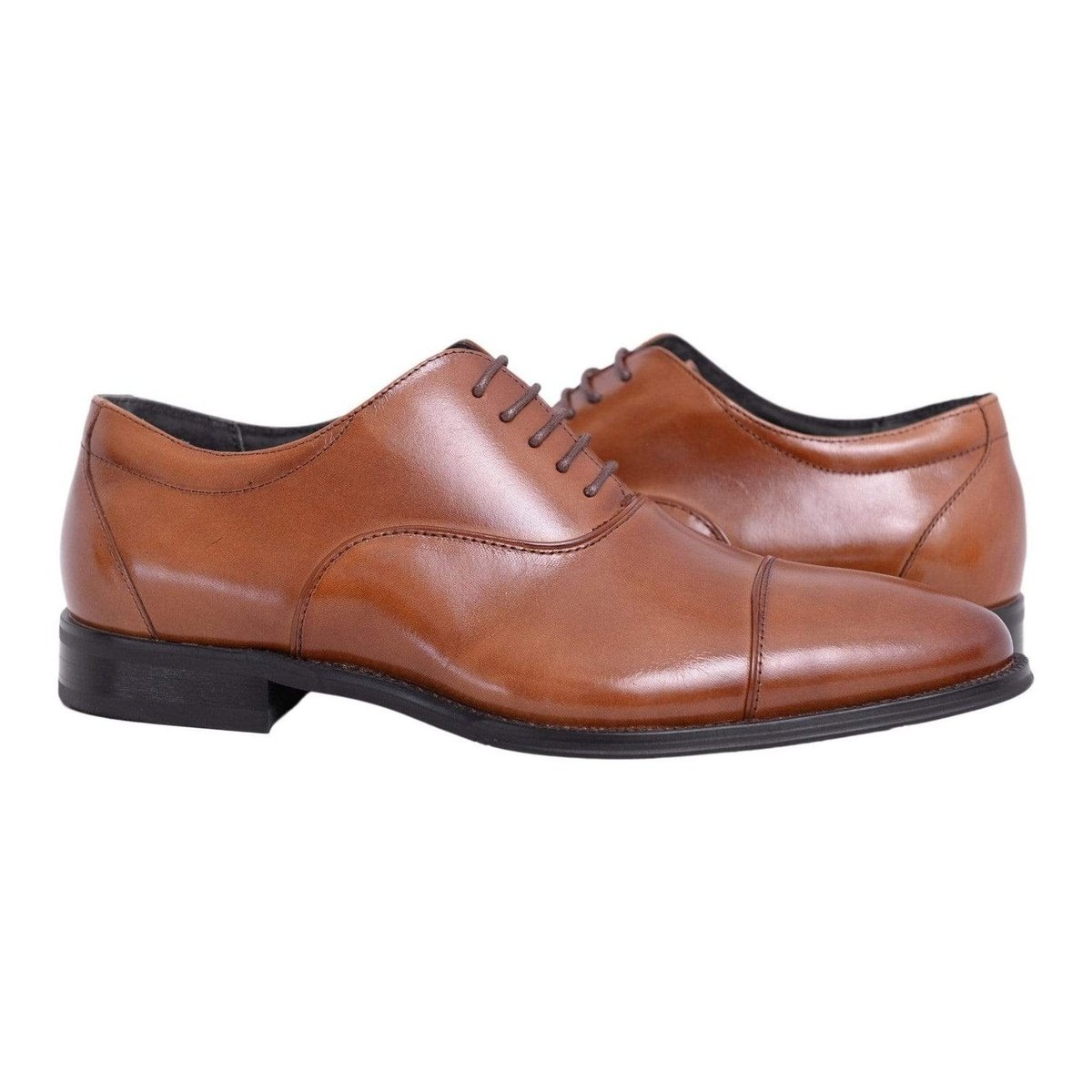 Stacy Adams Shoes For Amazon 9 D-M Stacy Adams Kordell Cognac Oxford Cap Toe Leather Dress Shoes