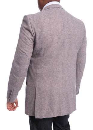 Steven Land BLAZERS Steven Land Modern Fit Gray Donegal Two Button Wool Blazer Sportcoat