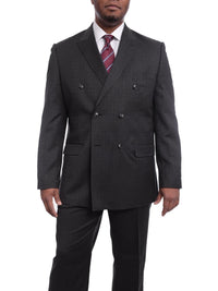 Thumbnail for Steven Land TWO PIECE SUITS Steven Land Classic Fit Charcoal Gray Check Two Button Wool Suit
