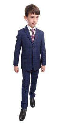 T.O. Clothing, Shoes &amp; Accessories &gt; Men &gt; Men&#39;s Clothing &gt; Suits &amp; Suit Separates T.o. Slim Fit Blue Plaid Two Button Boys Suit
