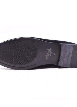 The Lapel Project The Lapel Project Black Velvet Loafer Prom Wedding Slip On Mens Dress Shoes