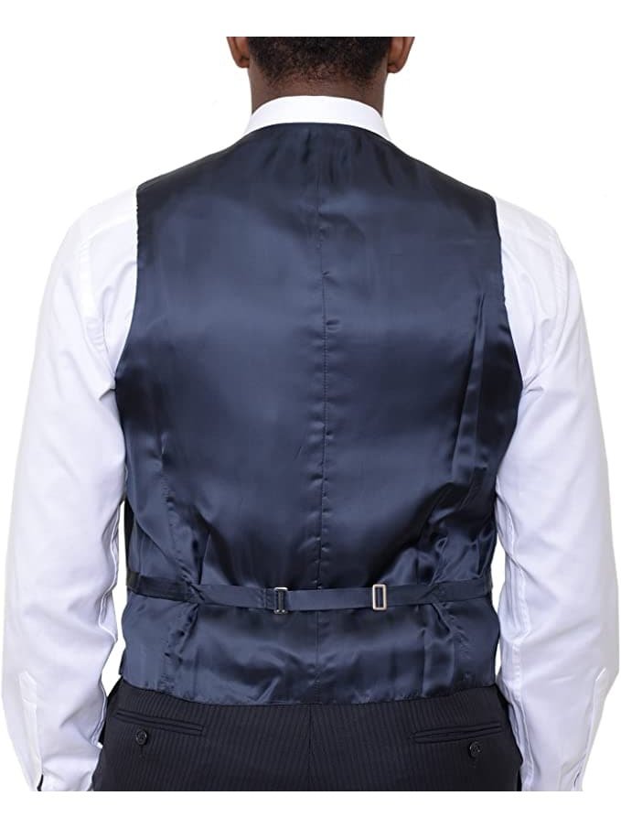 The Suit Depot Corneliani Mantua 44r 56 Drop 6 Navy Striped Super 110&#39;s Wool 18.25 Micron Suit