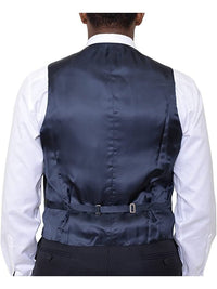 Thumbnail for The Suit Depot Corneliani Mantua 44r 56 Drop 6 Navy Striped Super 110's Wool 18.25 Micron Suit