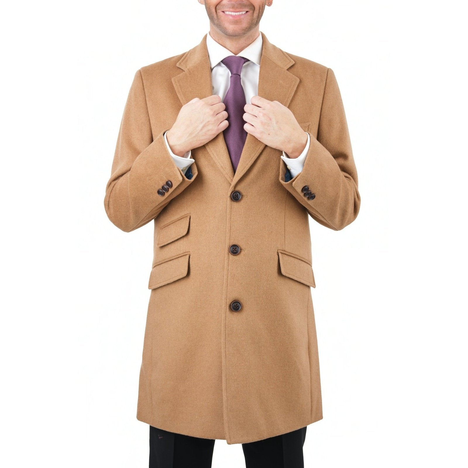Single Breasted Mens Suit Overcoats SG Men's Anniversary V Double