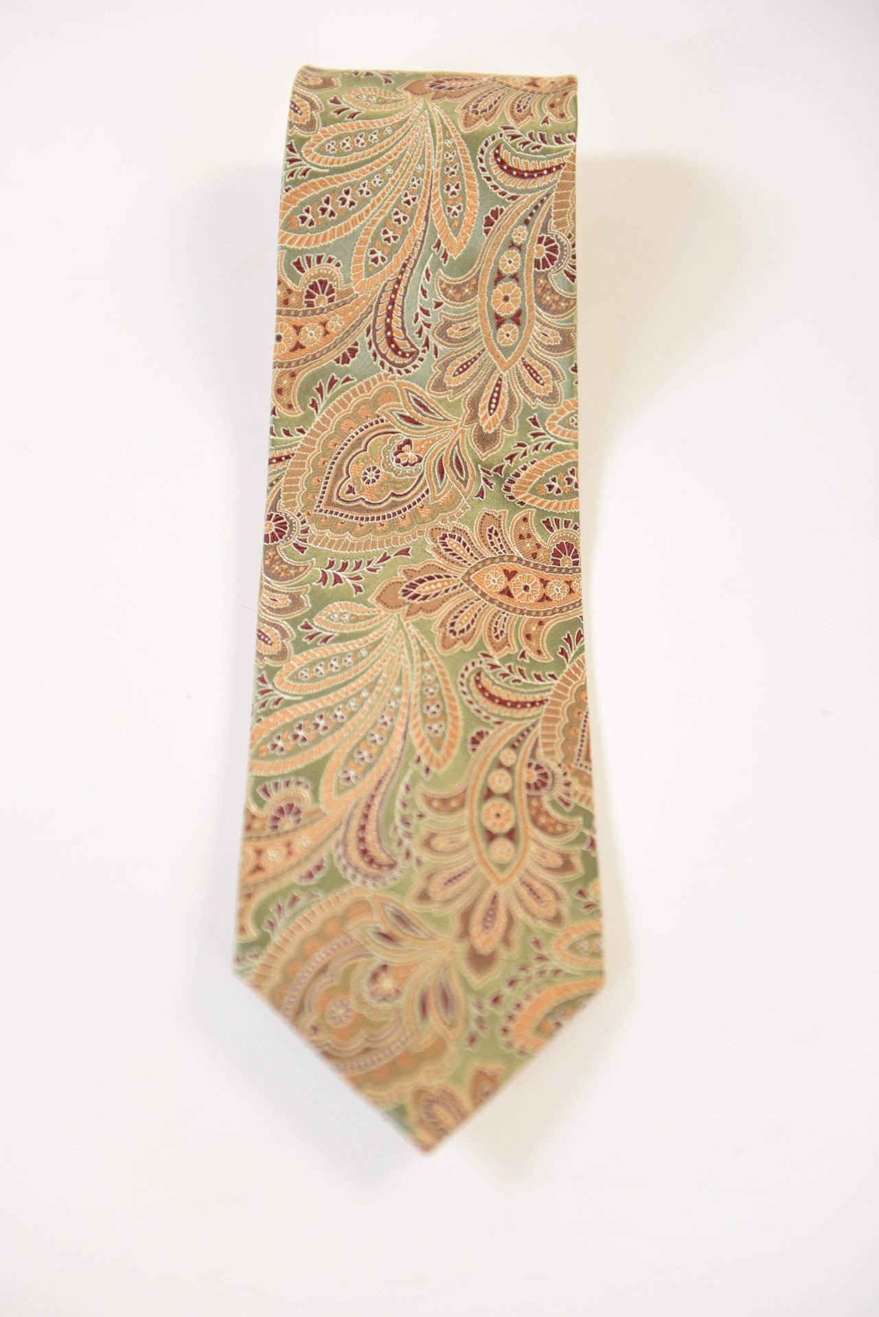 The Suit Depot Paisley Arthur Black Premium Silk Tie